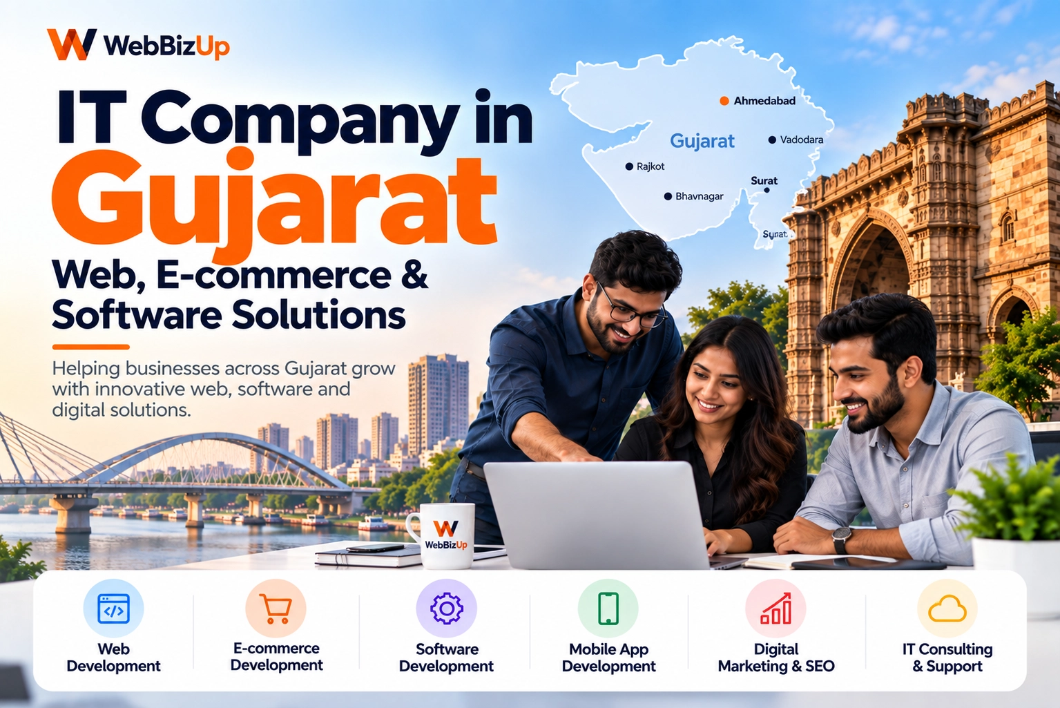 IT company in Ahmedabad - WebBizUp Solutions